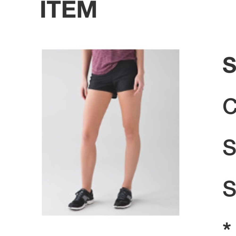 Lululemon shorts